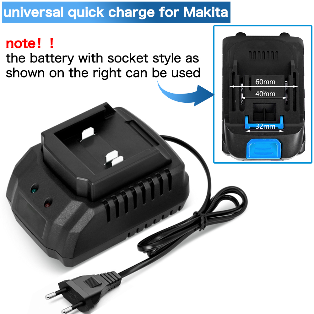 Ładowarka z wtyczką EU/US/UK d – Brushless Cordless Electric Drill 18V recenzja i cena