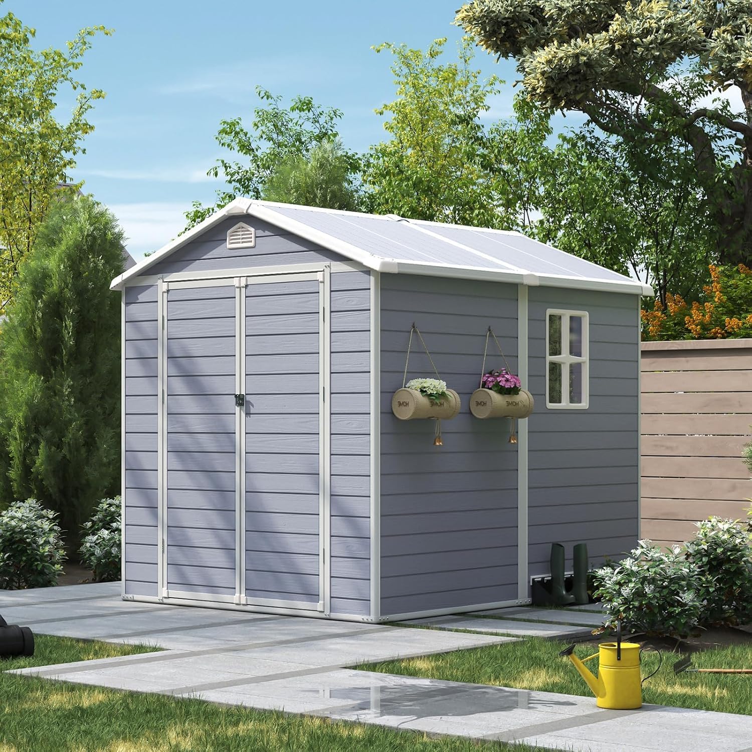 Szopa ogrodowa 6x8 stóp z żywi – Garden Tools recenzja i cena