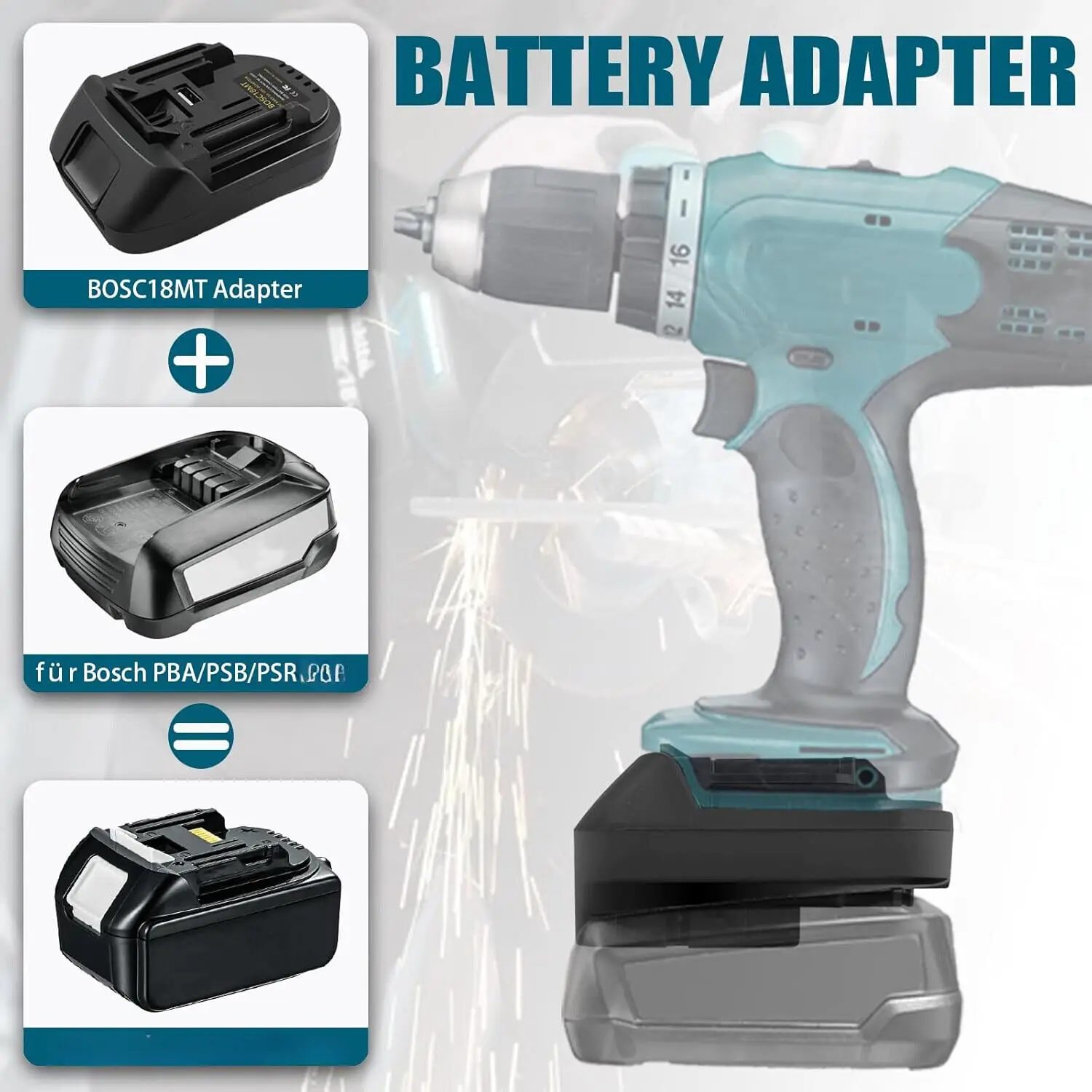 Adapter Bosch do narzędzi Maki – Brushless Cordless Electric Drill 18V recenzja i cena