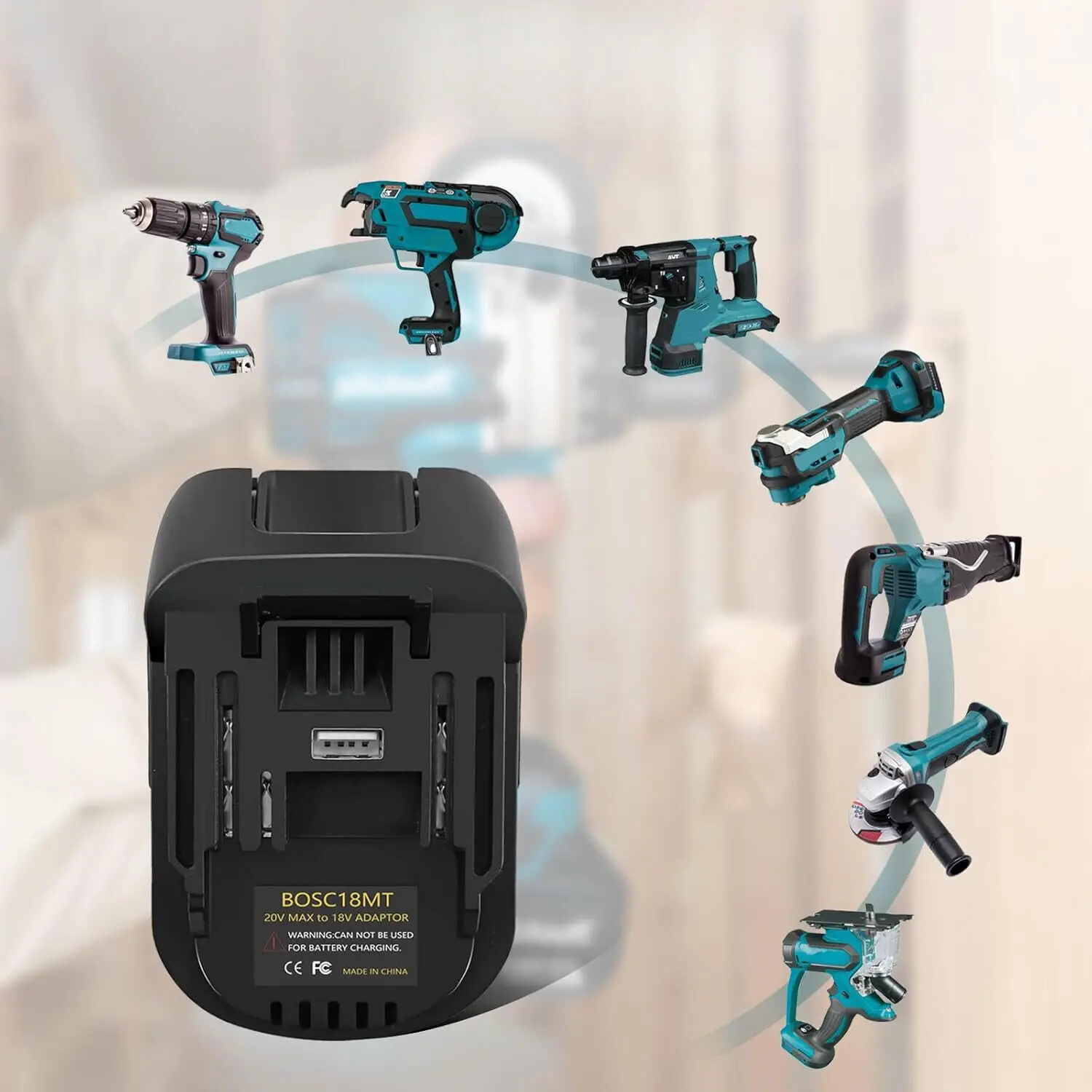Adapter Bosch do narzędzi Maki – Brushless Cordless Electric Drill 18V recenzja i cena
