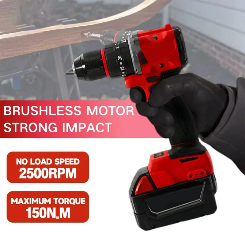 Mała elektryczna wiertarko-wkr – Brushless Cordless Electric Drill 18V recenzja i cena